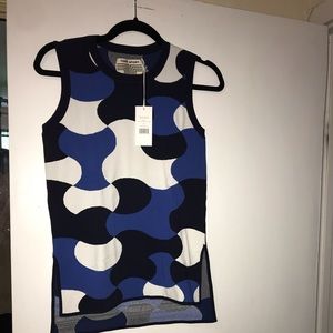 Tory sport knit sleeveless shirt